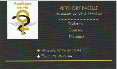 Petithory I auxiliaire de vie