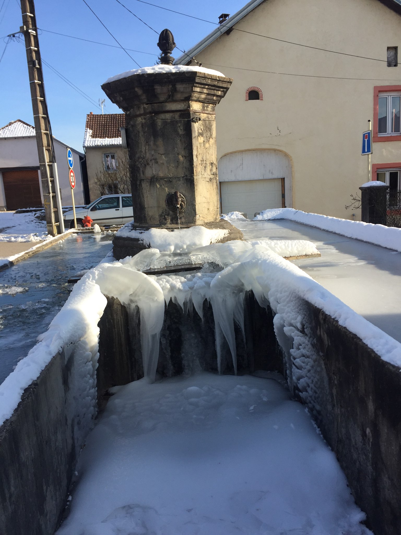 fontaine glace
