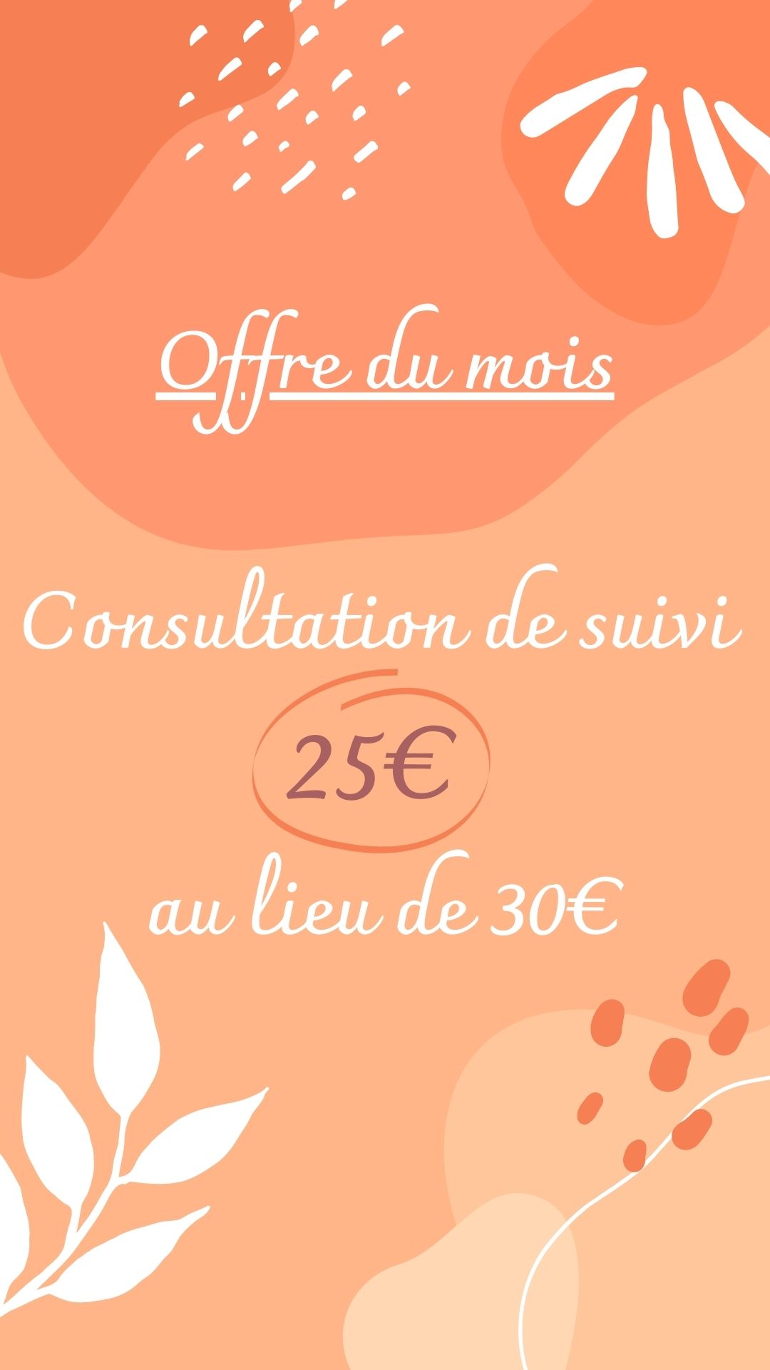 -10% sur le suivi 6 mois (1)